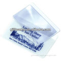 Plastic Pocket PVC Flat Credit Card Size Magnifier
